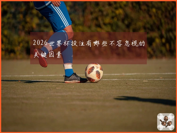 2026世界杯投注有哪些不容忽视的关键因素