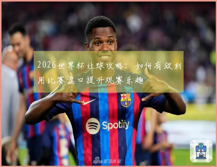 2026世界杯让球攻略：如何有效利用比赛盘口提升观赛乐趣